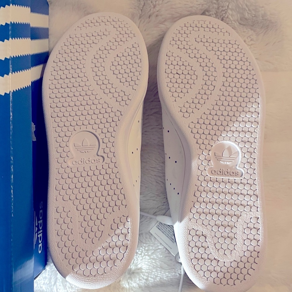 Adidas Women's Stan Smith White Leather Classic Shoes FZ6371 New in Box size 7.5 - Picture 12 of 16
